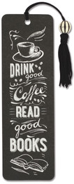 Beaded Bookmark - Coffee & Books