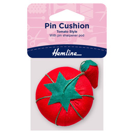 Pin Cushion Tomato Style with Pin Sharpener