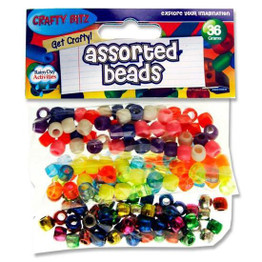 6mm Pony Beads (36g) - Assorted