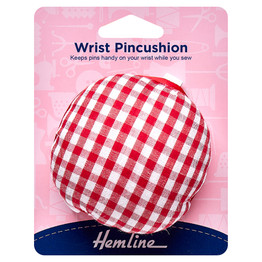 Wrist Pin Cushion - Gingham