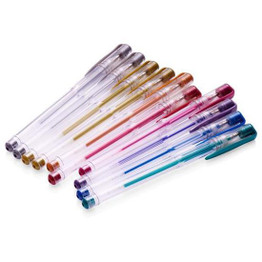 Metallic Gel Pens (10pcs)