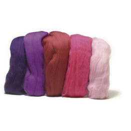 Felting Wool - 100% Merino - Pink Shades - 50g