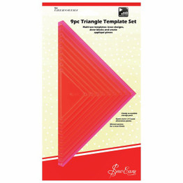 Triangle Template Set - 9 pcs