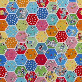 Playtime Hexagons - 100% Cotton