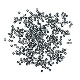 Alphabet Friendship Bracelet Beads (6mm) - Black