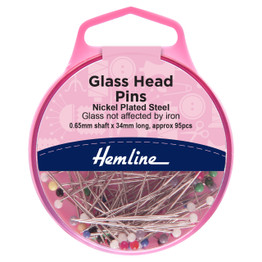 Glass Head Pins (95pcs)