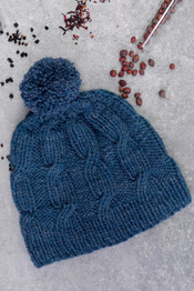 Yarn Vibes Knitting Pattern - Riley Aran Hat