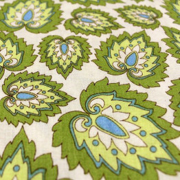 Green Leaf Design -100% Cotton