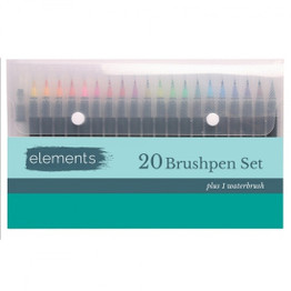 Elements Watercolour Brushpens (20pcs)