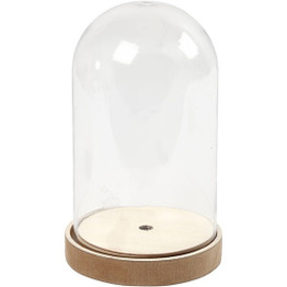 Plastic Bell on a Wooden Stand