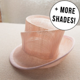 Sinamay Top Hat w/Crease