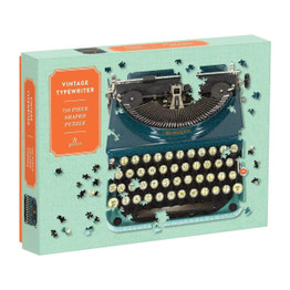 Shaped Jigsaw Puzzle (750pcs) - Vintage Typewriter