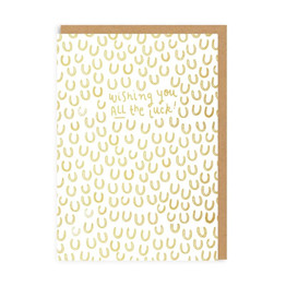 Greeting Card - Wishing You All The Luck