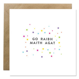 Greeting Card - 'Go Raibh Maith Agat'