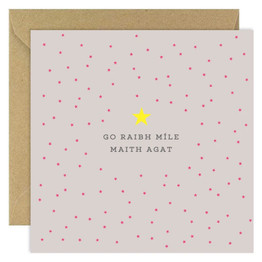 Greeting Card - Go Raibh Mile Maith Agat