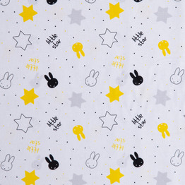 Miffy: Little Stars on White - 100% Cotton