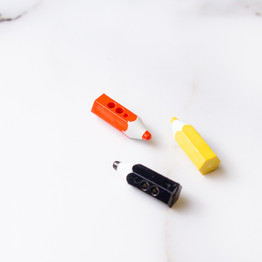 Plastic 2 Hole Button (15mm) - Mini Pencil