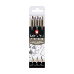 Pigma Micron Set (3pcs) - Black