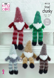 Gnomes in King Cole Tinsel Chunky (9113)