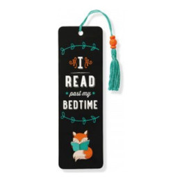 Beaded Bookmark - I Read Past My Bedtime