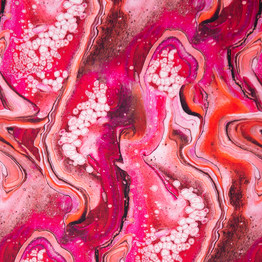 Fusion: Pink Marbled Paint - 100% Cotton