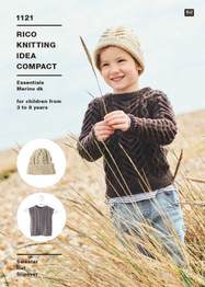 Sweater, Slipover & Hat in Rico Essentials Merino DK (1121)