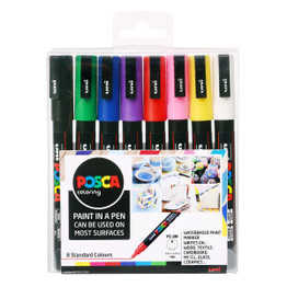 Posca PC-3M Fine Paint Markers (8pk) - Standard