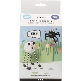 DIY Foam & Silk Clay Kit - Sam the Sheep & Striker the Spider
