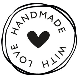 Wooden Stamp - "Handmade with Love"