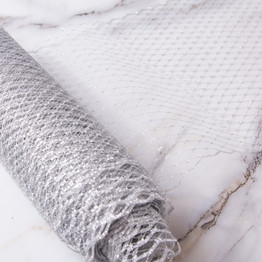 Metallic Veiling (22cm) - Per Metrec