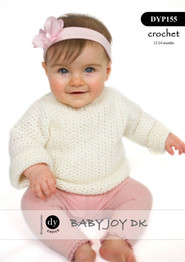 Baby Sweater in DY Choice Baby Joy DK (DYP155) - CROCHET