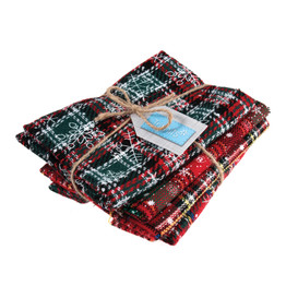 Fat Quarter Bundle (4pcs) - Christmas Tartan 1