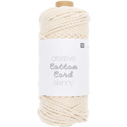 Rico Creative Cotton Cord Skinny Macramé Yarn (3mm x 55m)