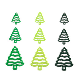 Button Pack (35pk) - Christmas Trees