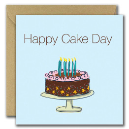 Greeting Card - Happy Cake Day