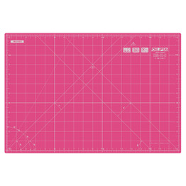 Rotary Cutting Mat (17" x 11") - Pink