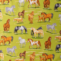 In the Country Horses - 100% Cotton