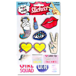 Stickers (3pk) - Peace & Love