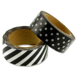 Washi Tape (2pk) - Black