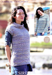 Tunics in Sirdar Faroe Chunky (9908)