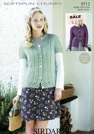 Cardigans in Sirdar Softspun Chunky (9712)