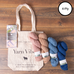 Organic Plant-Based Hand-Dyed Yarn Bundle (4pk) - Summer