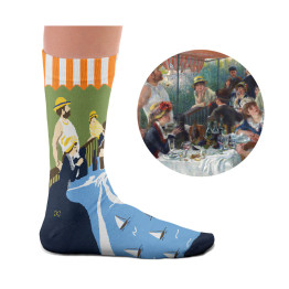 Socks: Art - Luncheon of the Boating Party