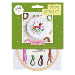 Cross Stitch Kit - Sausage Dog