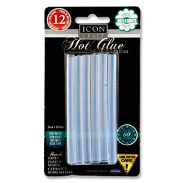 Icon Hot Melt Glue Sticks (12pk)