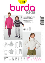 Jogger Co-Ords in Burda Kids (9482)