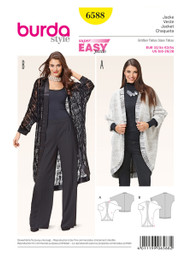 Kimono Jackets in Burda Style (6588)