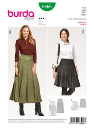 Pleated Skirt in Burda Misses' (6466)