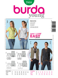 Waistcoats in Burda Young (7810)