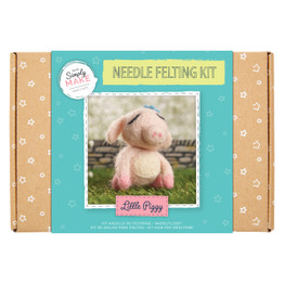 Needle Felting Kit - Little Piggy